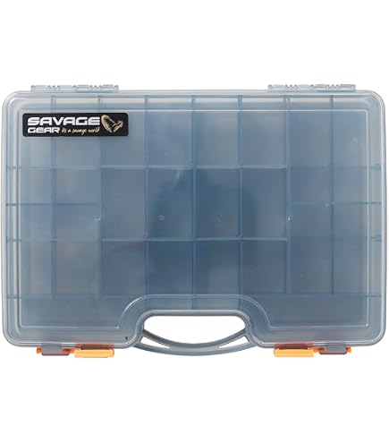 Savage Gear Boîte à Leurres Lure Specialist – Grande Boîte De Pêche 39x28x12,5 Cm Avec Couvercle Transparent