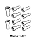 Produktbild Maxima Trade 10 x F-Abschlusswiderstand DC-entkoppelt / Endwiderstand | F-Stecker | DC-Block | 75 Ohm Abschlusswiderstand 10 Stück