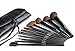 Professional Studio Quality 12 Piece Natural Cosmetic Makeup Brush Brushes Set Kit with Pouch Case Bag (Jet Black)