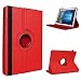 Produktbild UC-Express Tablet Schutzhülle für 10-10.1 Zoll Tasche aus hochwertigem Kunstleder Standfunktion 360° Drehbar Universal Case Cover, Farben:Rot, Tablet Modell für:Sony Xperia Z Tablet 10.1