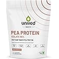 Unived Basics Protein, Pea Protein Isolate, 100% Vegan & Plant-Based, BCAAs, Amino Acid, For Lean Muscle Development, Non-GMO, Gluten & Dairy Free, Natural (Chocolate 30 Servings)