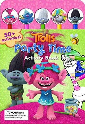 Preisvergleich Produktbild DreamWorks Trolls Party Time! Activity Book (Pencil Toppers)