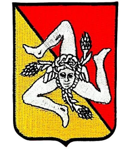 Patch Bandiera Italiana Sicilia da cucire da |Arem Italia