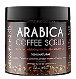 ULTRA EXFOLIANTE: El Café Arábico también puede reducir las marcas de estiramiento, puntos de la edad, cicatrices y varices