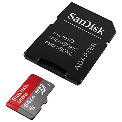 SanDisk Ultra Imaging microSDXC 64GB bis zu 48 MB/Sek,UHS-I Class 10 Speicherkarte + SD-Adapter - 4