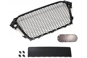GOINGFAST Griglia Anteriore Maschera Calandra Nido Ape Nero Lucido Compatibile con A4 B8 8K 12-16