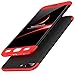 Kapa Double Dip Full Protection Back Cover Case for Oneplus 5 / One Plus 5 - Red / Black RS.690.00