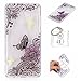 Produktbild Hülle Galaxy A5 2018/A8 2018 Hülle, Samsung Galaxy A5 2018/A8 2018 Hülle TPU Case Schutzhülle Silikon Case,Niedliche Cartoon Malerei Durchsichtige Rückschale und TPU Bumper Handy Tasche Case Cover Etui für Samsung Galaxy A5 2018/A8 2018 + Schlüsselanhänger (I) (8)