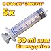 Price comparison product image B Braun Omnifix 50/60ml 5 x B Braun - Disposable Syringe with Luer Adapter