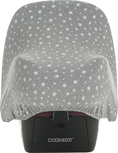 Janabebe® ** White Star ** Universal Verdeck / Dach für Maxi Cosi/Babyschale Gruppe 0+ als Sonnenschutz / Windschutz / SonnenDach / Sonnenverdeck - 6