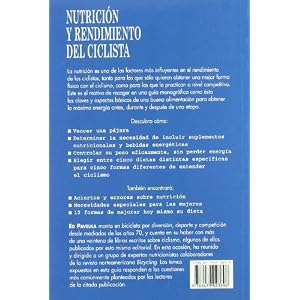 Nutrición y rendimiento del ciclista
