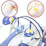 Elektrische Babyschaukel Automatische Baby Wiege Wippe Little World Dreamday blau - 2