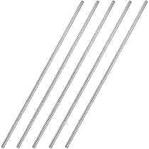 sourcing map 20 Stück 304 Metallstangen Garten, 2.5mm x 200mm Metallstäbe für DIY Handwerk, Motorrad, Deko, Garten sourcing map 20 Stück 304 Metallstangen Garten, 2.5mm x 200mm Metallstäbe für DIY Handwerk, Motorrad, Deko, Garten