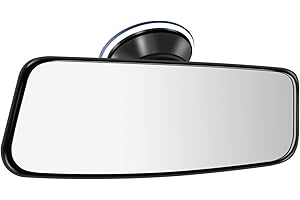 Corpower Specchietto Retrovisore Interno Auto Con Ventosa, Regolabile, Universale, Nessuna Colla Necessaria, Nessun Danno Al Vetro