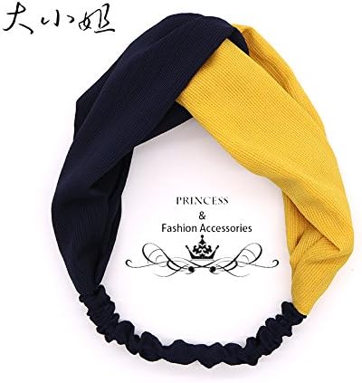 MultiKing Headband Hair ornaments retro simple wide-brimmed cross hair sweet Jo Mori female elastic headband hair hoop headwear, JJ