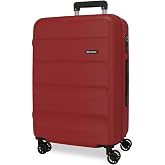 Roll Road Flex Rigid Suitcase Made of ABS, a Material, Combination Closure Side 4 Double Wheels Luggage Hand, Practical Inter