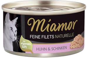 Miamor Drobne filety Naturell kurczak i szynka 24 x 80 g