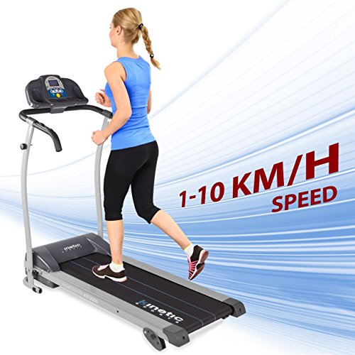 Kinetic Sports Laufband, Leiser 1100 W Elektromotor, mit Trainingscomputer, 2 Getränkehalter, Zusammenklappbar - 6