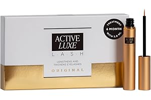 ACTIVELUXE COSMETICS Active Luxe Siero Ciglia Allungante – Siero Crescita Ciglia Clinicamente Testato, Senza Ormoni e Vegan per Laminazione Ciglia Naturale e Lash Lift, 3 ml
