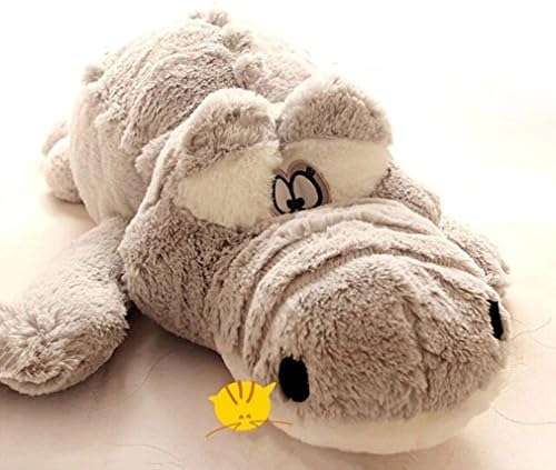 Halloween Christmas Present Giant Huge Cute Animals Doll Soft Fluffy Plush Grey Crocodile Toy 160cm,By Annco