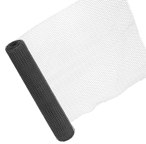 Preisvergleich Produktbild Sechseckgeflecht Schwarz Kaninchendraht Maschenweite 25mm (100cm, 25m)