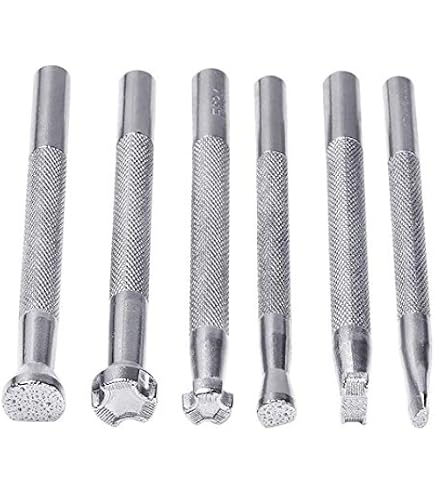 Poinçon En Aluminium De 4 Cm Pour Gaufrage – Outil De Gravure Sur Cuir, Argile, Métal (longueur Totale 16 Cm) - 2