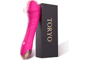 TORYO Vibradorador Mujer Juguetes Eróticos Succionador de Clítoris Femenino Con 20 Modos Vibradorador Clitoris Juguetes Sexuales Consoladores.. para Mujer con Vibración Masajeador (MLS-Rojo1)