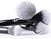 MSQ® Makeup Brushes Set 29PCS High Quality Soft Synthetic Hair Professional Make up Brushes Cosmetic Brushes With Belt Bag Best For Artists Beginners(Black)