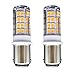 Produktbild B15 LED Birne / [2er Pack] SFTlite SBC Ba15d 4 Watts LED Glühbirne 51SMD LEDs Nicht Dimmbar - Double Connect Bajonett Warm Weiß 3000K 360° Lichtwinkel 400 Lumen - Ersatz für 35W Halogenlampen