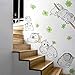 Produktbild Cczxfcc Niedlichen Hamster Totoro Wandaufkleber Kinder Kinderzimmer Kinder Zimmer Cartoon Kawaii Wandbilder Schöne Anime Meerschweinchen Wallpaper Home Decor