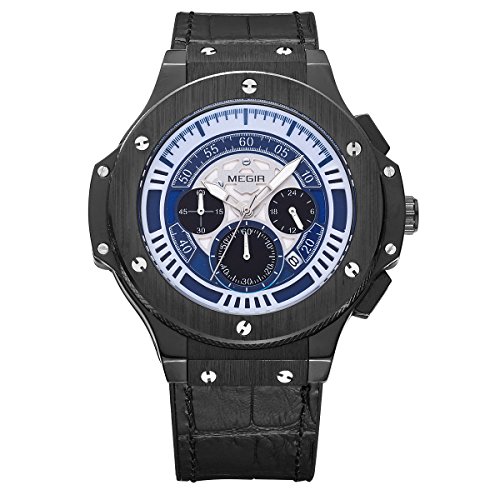 BAOGELA Mens Watches Silicone Chronograph Military Quartz Black Wristwatch BAOGELA Mens Watches Silicone Chronograph Military Quartz Black Wristwatch