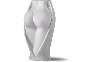 BEINHOME Vases Corps de Femme en céramique Hauteur 17cm,Chambre Deko Aesthetic Vases à Fleurs pour Herbe de la Pampa Tulipes Fleurs séchées Home Decor Moderne Décor de Table Salon Bureau Cadeau fête Mariage