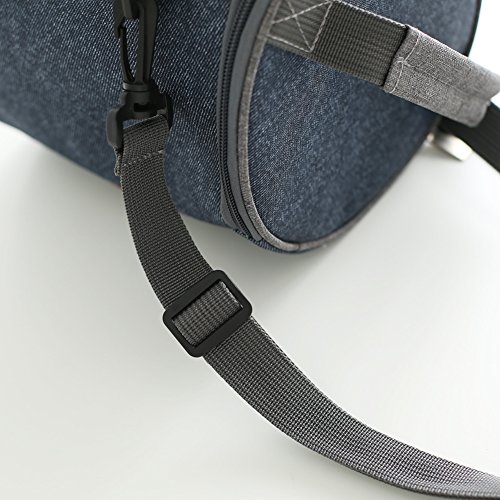 HYSENM Thermotasche Zylinder mit Schultergurt f  r B  ro Schule Lebensmitteltransport Isoliertasche  A5