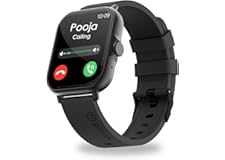 pTron Force X12N 1.85" Full Touch HD Display Bluetooth Calling Smartwatch, Functional Crown, 580 NITS Brightness, HR, SpO2, W