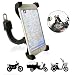 Produktbild Motorrad TelefonHalter, 360 drehbarer justierbarer Motorrad-Telefon-Halter für iPhone, Samsung, Huawei, Galaxie S3 / S4 / S5 / S6 / S7 / S8, Nexus, HTC, Fahrwerk u. GPS-Geräte