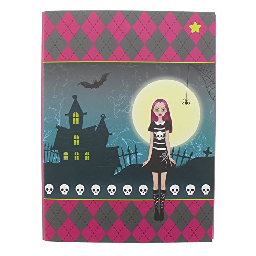 Preisvergleich Produktbild Goldbuch Heftbox, Vampire Girl, DIN A4, Laminierter Kunstdruck, Pink / Schwarz, 39071
