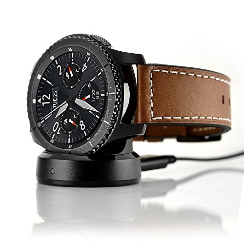 Gear S3 Ladegerät, EveShine Ersatzzubehör S3 Klassik / Frontier Ladegerät Ladestation Dock für Samsung Galaxy Gear S3 Klassik / Frontier Smart Watch - 2