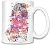 Produktbild Frauen Art Geisha bunt - Geisha Colorful Unique Coffee Mug | 11Oz Ceramic Cup| The Best Way to Surprise Everyone On Your Special Day| Custom Mugs by