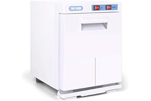 TopDirect Towel Warmer, 5L Hot Towel Cabinet with UV Light, Thermostatic Towel Heater for Spa, Salon, Facials, Beauty, Massage