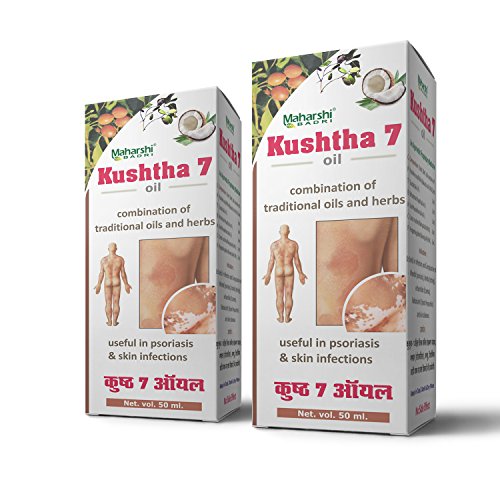 Maharshi 7 Kushtha Oil - 100 ml (Pack of 2) RS.200.00