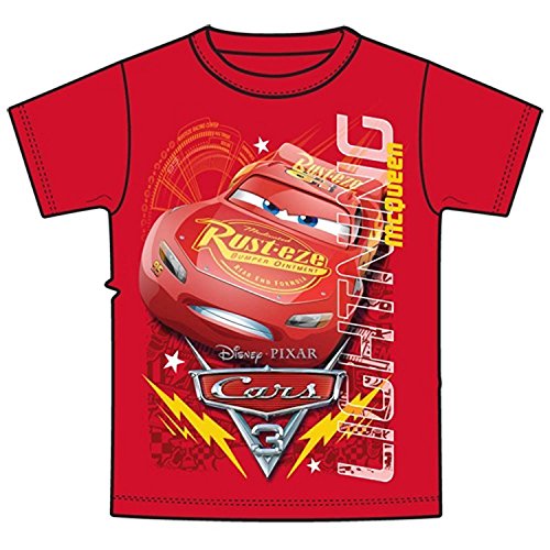 Preisvergleich Produktbild Disney Jugend Jungen T-Shirt Lightning McQueen Rot (Gro)