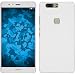 Produktbild PhoneNatic Case für Huawei Honor V8 Hülle weiß gummiert Hard-case + 2 Schutzfolien