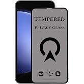 KZY İletişim Samsung Galaxy S23 FE ile Uyumlu Tam Kaplayan Privacy Hayalet Temperli Ekran Koruycu Cam