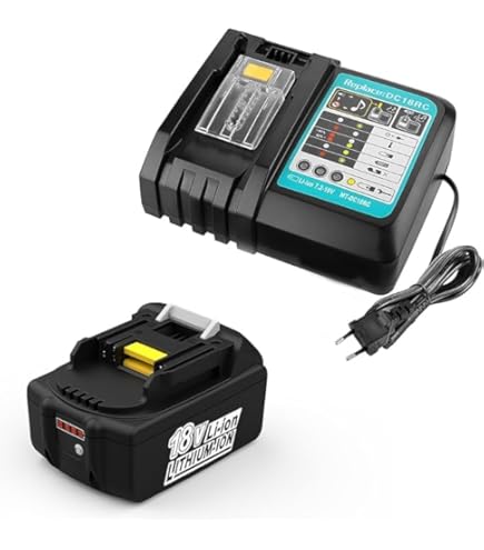 Kit Batterie Makita 18V 5Ah | 2 Batterie BL1850B + Caricabatterie DC18RC + Valigetta MAKPAC - Foto 5
