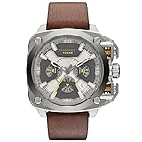 Diesel Herren Chronograph Quarz Uhr mit Leder Armband DZ7343