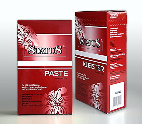 STATUS PROFI Kleister | Kleber für schwere und hochwertige Vinyl-Tapeten auf Papierbasis | 250 g für ca. 40 qm / 7 Rol - 3