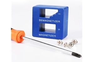 OKBY Magnétiseur 2 en 1, Tournevis De Démagnétisation, Outil De Démagnétiseur Magnétiseur, pour Embouts De Tournevis, Petits Outils De Vis