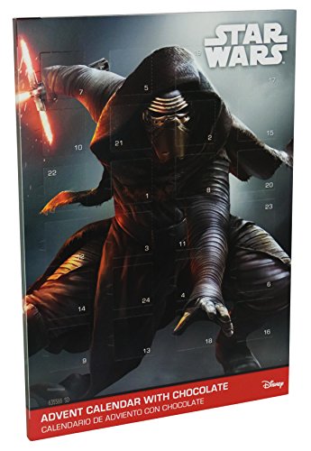 Preisvergleich Produktbild STAR WARS Design Adventskalender mit Schokolade, 1er Pack (1 x 65g)