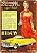 Produktbild Fluse Hudson Commodore 8 Convertible Vintage Metal Art Chic Retro Blechschild 8X12 Zoll Metallschilder