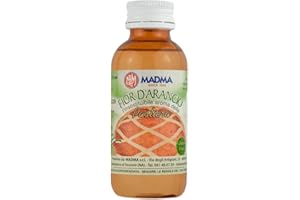 MADMA Aroma Naturale Fior d'Arancio (75g) 🥧 Ideale per Torte | Pastiera Napoletana | Dolci | Creme | Biscotti